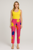 PANTALONI DONNA ZIP MORBIDI FANTASIA MARCA EMANUELA COSTA ART.35365