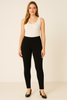 LEGGINS FUSEAUX DONNA RAGAZZA COTONE ELASTICIZZATO COMODI VITA ALTA MARCA EFFEPI ART.211060