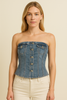 TOP JEANS DONNA RAGAZZA MARCA MAYSTREETART. O17159