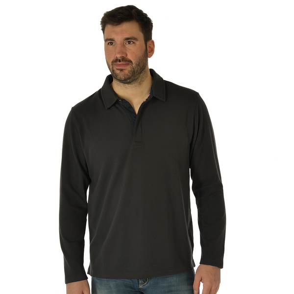 POLO UOMO RAGAZZO MANICA LUNGA MARCA NAVIGARE ART. 5107