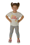 COMPLETO T-SHIRT PINOCCHIETTO BAMBINA FANTASIA MARCA LOSAN ART.216-8043AL