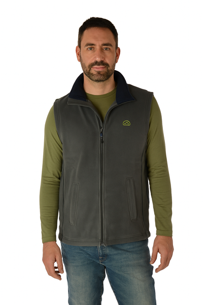 GILET PILE UOMO RAGAZZO ZIP TASCHE MARCA HENRY BARROWS ART. PU0836