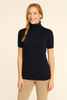 MAGLIONE DONNA RAGAZZA MANICA CORTA DOLCEVITA MARCA GRIFFAI ART. 4111