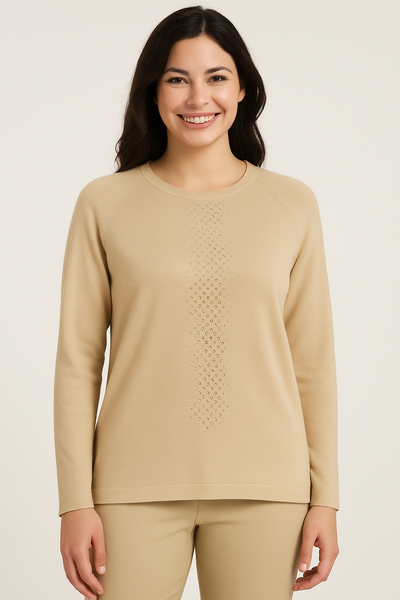 MAGLIONE DONNA RAGAZZA SPACCHI STRASS MARCA GIAN MARCO VENTURI ART DG721