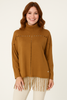 MAGLIONE DONNA RAGAZZA DOCEVITA FRANGE LAVORATO MARCA GRIFFAI ART. 4163