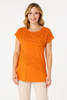 T-SHIRT DONNA RAGAZZA RICAMO MANICA CORTA MARCA GAIA B ART. 119