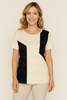 MAGLIA DONNA RAGAZZA MANICA CORTA INSERTI MARCA GAIA B ART. 209