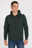 FELPA UOMO ZIP CAPPUCCIO POLSINI FASCIA TASCHE MARCA DATCH ART. DM2701