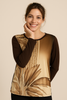 MAGLIA DONNA TAGLIE COMODE PERLA PARICOLLO FANTASIA STRASS ART.25689