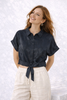CAMICIA DONNA TIFFOSI CORTA FIOCCO MANICA CORTA JACQUARD ART. 10065188