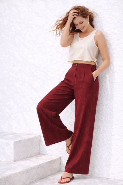 PANTALONE DONNA TIFFOSI PALAZZO TASCHE FRANCESE BOTTONE ZIP ART. 10064603