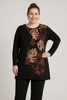 CASACCA DONNA GIROCOLLO MANICA LUNGA FANTASIA MARCA GIUNE ART. MA104