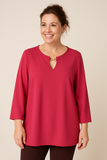 CASACCA DONNA ELEGANTE GIROCOLLO SPACCHI MORBIDA MARCA OLTRETEMPO ART.5895/01