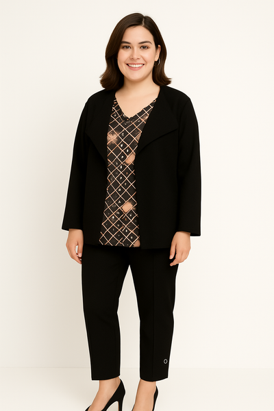 COMPLETO DONNA CONFORMATO ELEGANTE FANTASIA MARCA CAVALLERI BARBARELLA ART.22F46-X