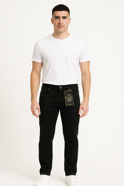 JEANS UOMO 5 TASCHE SLIM FIT MISTO COTONE ELASTICIZZATO FASCIA ELESTICA IN VITA  LEE ART. MVPUL72ATNRM