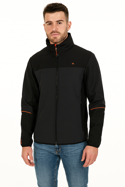 FELPA TECNICA UOMO RAGAZZO ZIP CAPPUCCIO MARCA SCUOLA NAUTICA ART. 139201