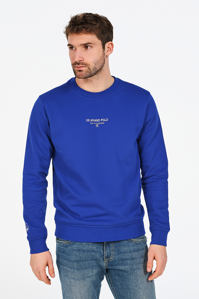 FELPA UOMO RAGAZZO GIROCOLLO CALDA MARCA U.S. GRAND POLO ART. USF895