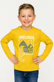 T-SHIRT BAMBINO  COTONE STAMPA GIROCOLLO LOSAN ART. LKBAP0303-25006