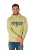 FELPA GARZATA UOMO RAGAZZO CAPPUCCIO TASCHE STAMPA MARCA SUPERDRY ART. M2012562A