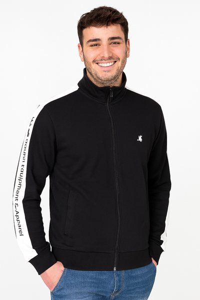 FELPA UOMO COTONE ZIP POLSINI A U.S.GRAND ART. USF659