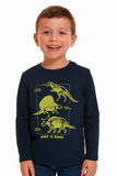T-SHIRT BIMBO STAMPA MANICA LUNGA MARCA LOSAN ART. LKBAP0303 24094