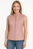 GILET DONNA ZIP TASCHE DOUBLE FACE PROFILO LAVORATO LEGGERO MARCA VIRGINIA BLU ART. GAELLE-REV