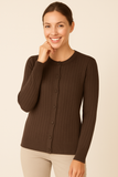 CARDIGAN DONNA CAROLA MARIA PARICOLLO TRECCE BOTTONI VISCOSA ART. CM32
