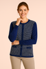 CARDIGAN DONNA ANNALISA BINETTI GIROCOLLO BOTTONI FANTASIA ART. 2511