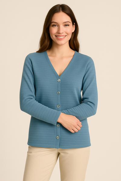 CARDIGAN DONNA ANNALISA BINETTI BOTTONI SCOLLOA V ART. 2521
