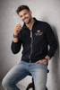 FELPA UOMO SAI AMBROSINI GARZATA COTONE FULL ZIP TASCHE LOGOART. ARE6FP031093U