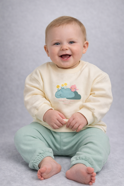 TUTA BIMBA ZIPPY FELPA PANTALONE GARZATA COTONE STAMPA ART. ZBGAP0601-26001