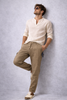 PANTALONE UOMO SAI AMBROSINI COTONE BOTTONE CERNIERA ELASTICO TASCHE ART. ARE6PT000622U