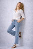 JEANS DONNA FLAVIA COSTANTI ELASTICIZZATO A ZAMPA  TASCHE FRANCESE ART. FC9294