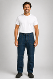 JEANS UOMO RAGAZZO LAVORO TASCHE ZIP BOTTONE MARCA SIGGI ART. 20PA0878