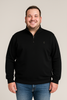 FELPA OVER UOMO RAGAZZO MEZZA ZIP MISTO COTONE POLSINI MARCA COVERI ART.OFE2703