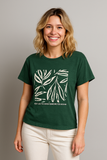 T-SHIRT DONNA TIFFOSI MANICA CORTA PARICOLLO STAMPA RICAMO  COTONE ART. 10059899