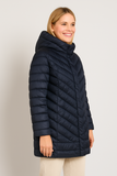 GIACCONE DONNA RAGAZZA TAGLIE OVER TRAPUNTATO CAPPUCCIO MARCA VIRGINIA BLU ART. CONF. ALLY-51M
