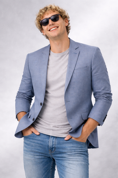 GIACCA UOMO LUIGI MORINI FODERATA SPACCHI TASCHE DROP 4 ART. 46-7502 LONDON