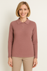 MAGLIONE DONNA ANNALISA BINETTI POLO BOTTONI LAVORATA MISTO LANA ART. 2516