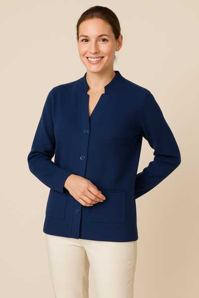 CARDIGAN DONNA TENEREZZA GIACCHINA TASCHE LANA ART. Z9548