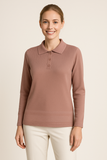 MAGLIONE DONNA ANNALISA BINETTI POLO BOTTONI MSTO LANA ART. 2294