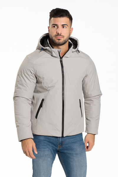 GIUBBOTTO UOMO RAGAZZO CAPPUCCIO STACCABILE IMBOTTITO MARCA SEA BARRIER ART. MERCEDES-102C