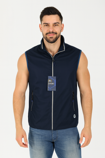 GILET UOMO RAGAZZO ZIP TASCHE MARCA SEA BARRIER ART. DRUP-14C