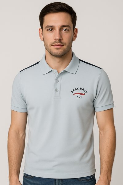 POLO UOMO SCUOLA NAUTICA ITALIANA MANICA CORTA SPACCHI INSERTI PIQUET COTONE ART. 158822