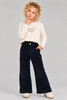 PANTALONE BAMBINA ZIPPY VELLUTO PALAZZO TASCHE COTONE  ART. ZKGAP0401-26061