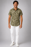 CAMICIA MANICA CORTA UOMO CAMOUFLAGE X-CAPE ART. PUNTO MIMETICO