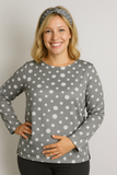 CASACCA BLUSA CAMICIA VISCOSA DONNA RAGAZZA ELEGANTE SCOLLO TONDO MARIA BELLENTANI ART.5350