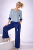 COMPLETO DONNA GABRIELLA ELEGANTE MAGLINA PANTALONE MAGLIA ART. PORTA