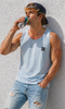 VOGATORE UOMO BASILE LOGO JERSEY COTONE ART. BE0297