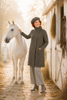 CAPPOTTO MAGLIA DONNA LAURA BIAGIOTTI LAVORATO COSTE BOTTONI ART. 3704